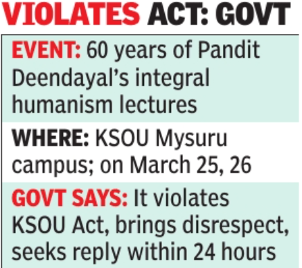 Violates act, says Karnataka govt