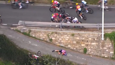 What happened to Debora Silvestri as horror Milan San Remo crash sends cyclist over barrier after Cipressa pile up