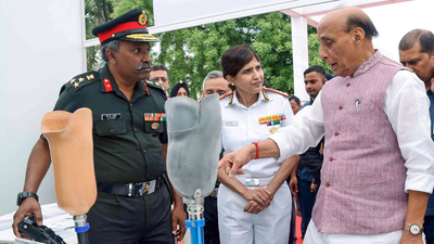 Rajnath lays foundation stones for 3 new centres at R&R, new infra at Base Hospital