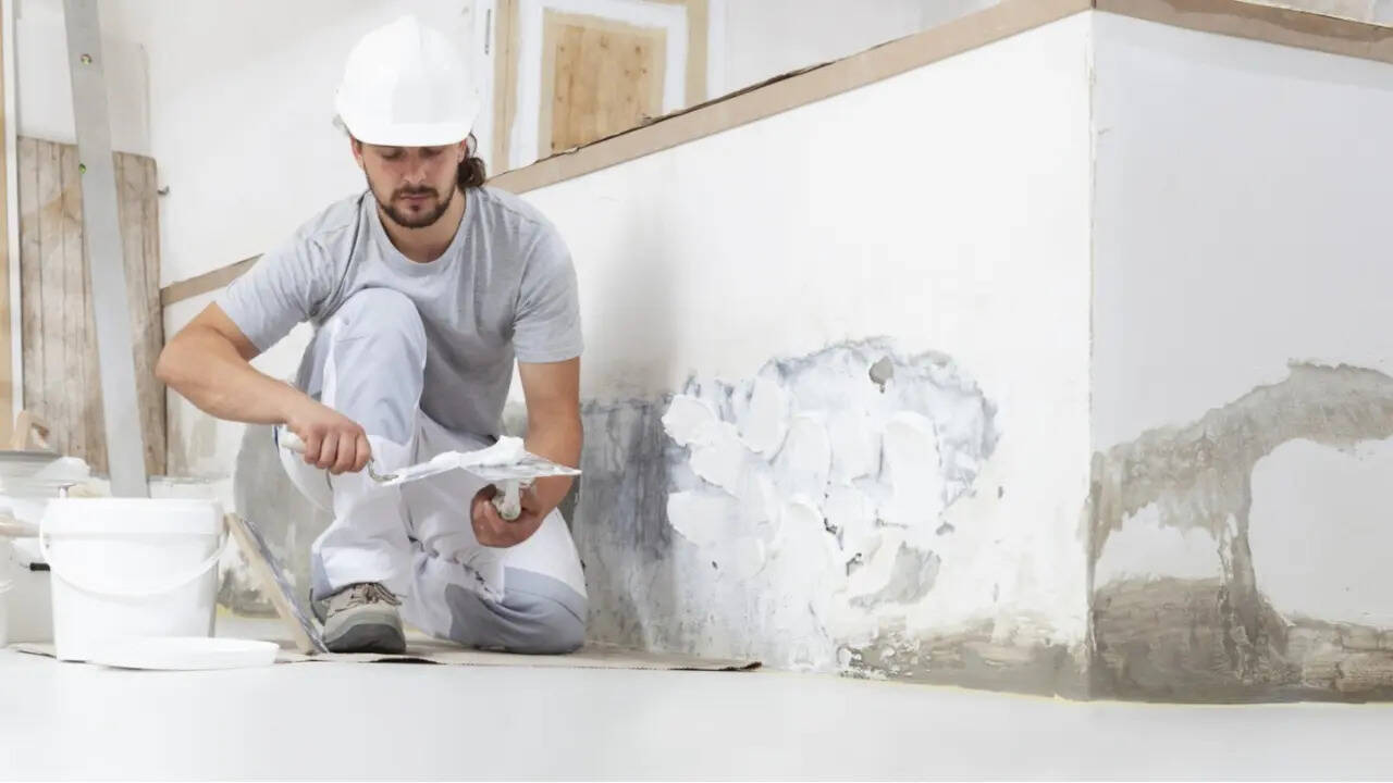 Dr Eleni Nicolaou warns that families continue breathing in harmful spores without realising the danger lurking behind fresh white walls. Dr Eleni Nicolaou warns that families continue breathing in harmful spores without realising the danger lurking behind fresh white walls.