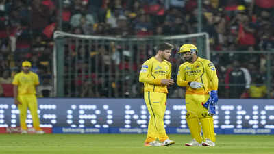 Chennai Super Kings' Noor Ahmad, left, interacts with wicketkeeper Sanju Samson (PTI Photo) ‘He is the biggest problem’: Ex-India cricketer exposes CSK’s biggest concern