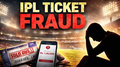 Image credit: AI generated pic IPL craze costs techie Rs 1.46 lakh in fake RCB vs CSK ticket scam