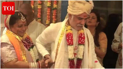 JD Majethia gives a glimpse into his ‘second innings’ wedding with wife Nipa Majethia