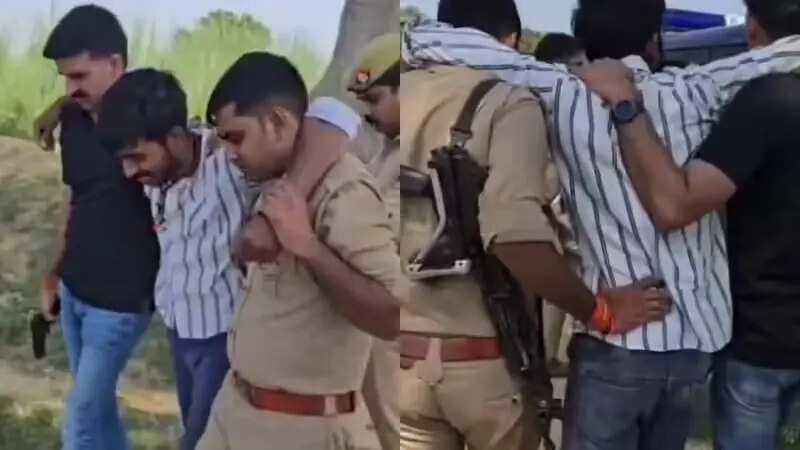 Police arrested Deepak Agrahari, the main accused in the brutal lynching of Hariom Valmiki