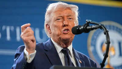 <p>File photo: US President Donald Trump (Picture credit: AP)</p>
<p>” decoding=”async” fetchpriority=”high”></p>
</div>
<div>
<p><span title= No dude left behind: Donald Trump toots US success while warning Iran 'surrender or else…'